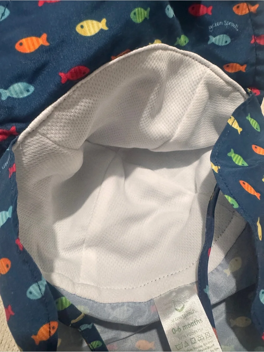 Green Sprouts navy bucket